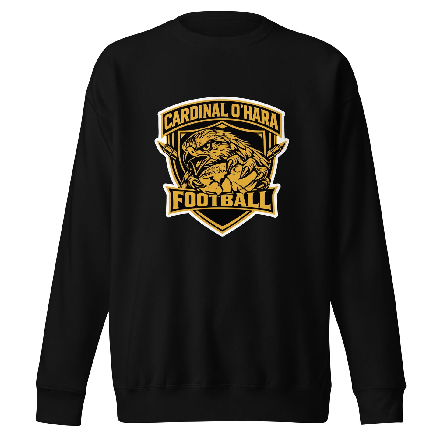 Performance | Crewneck | Cardinal Ohara Hawks | Shield Logo