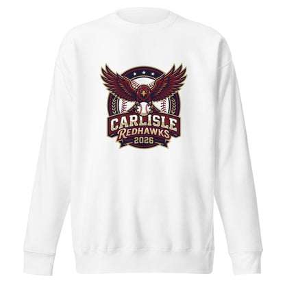 Performance | Crewneck | Carlisle Redhawks | Emblem Logo