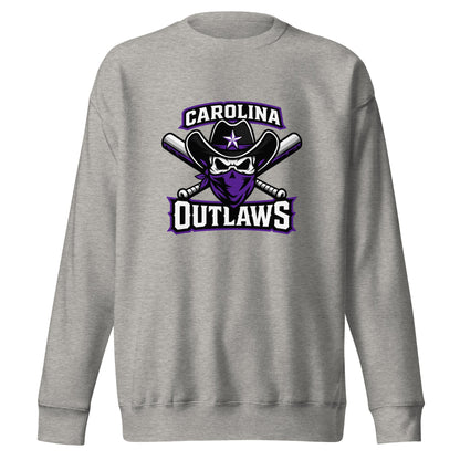 Performance | Crewneck | Carolina Outlaws Baseball | Crest Logo