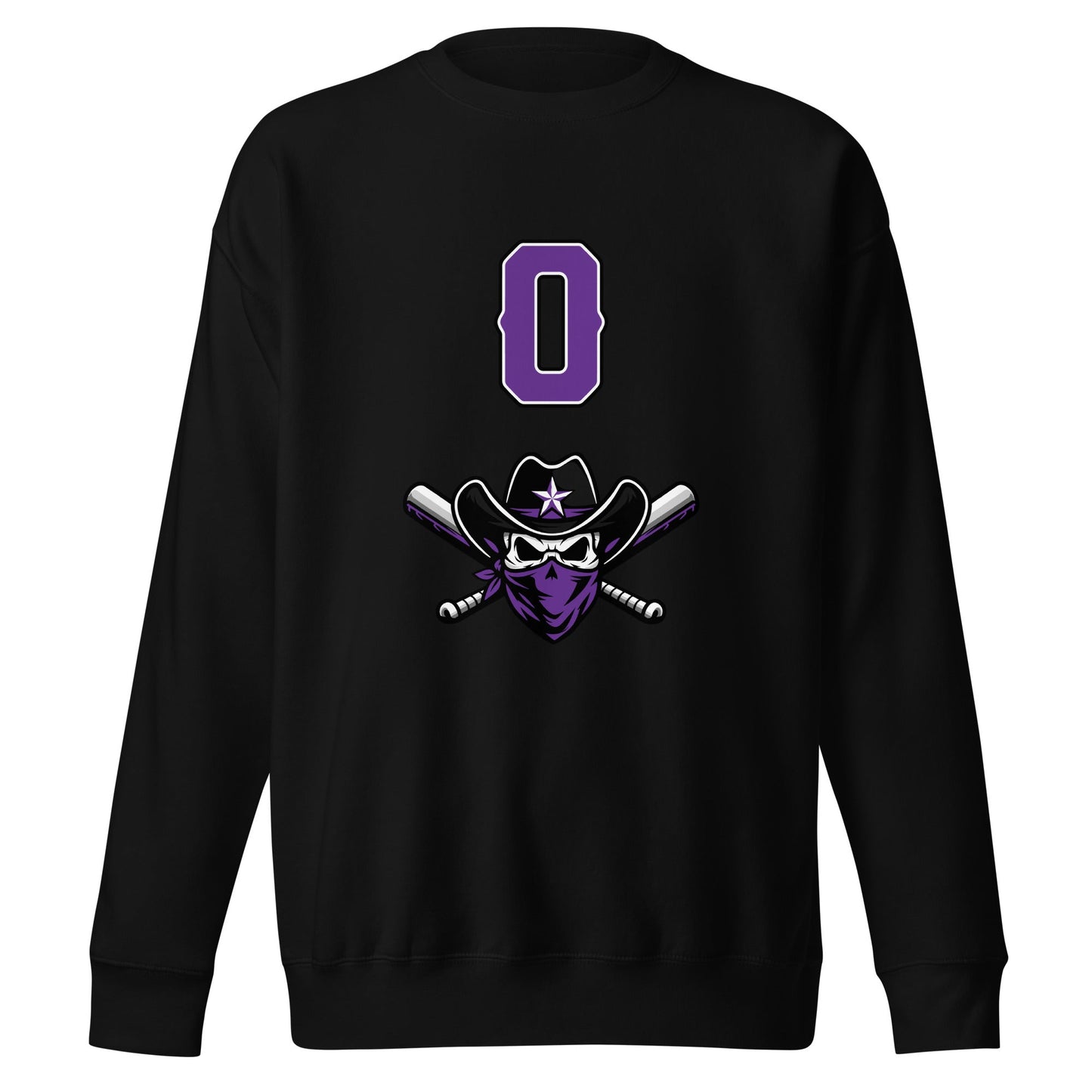 Performance | Crewneck | Carolina Outlaws Baseball | Purple Renegades Logo