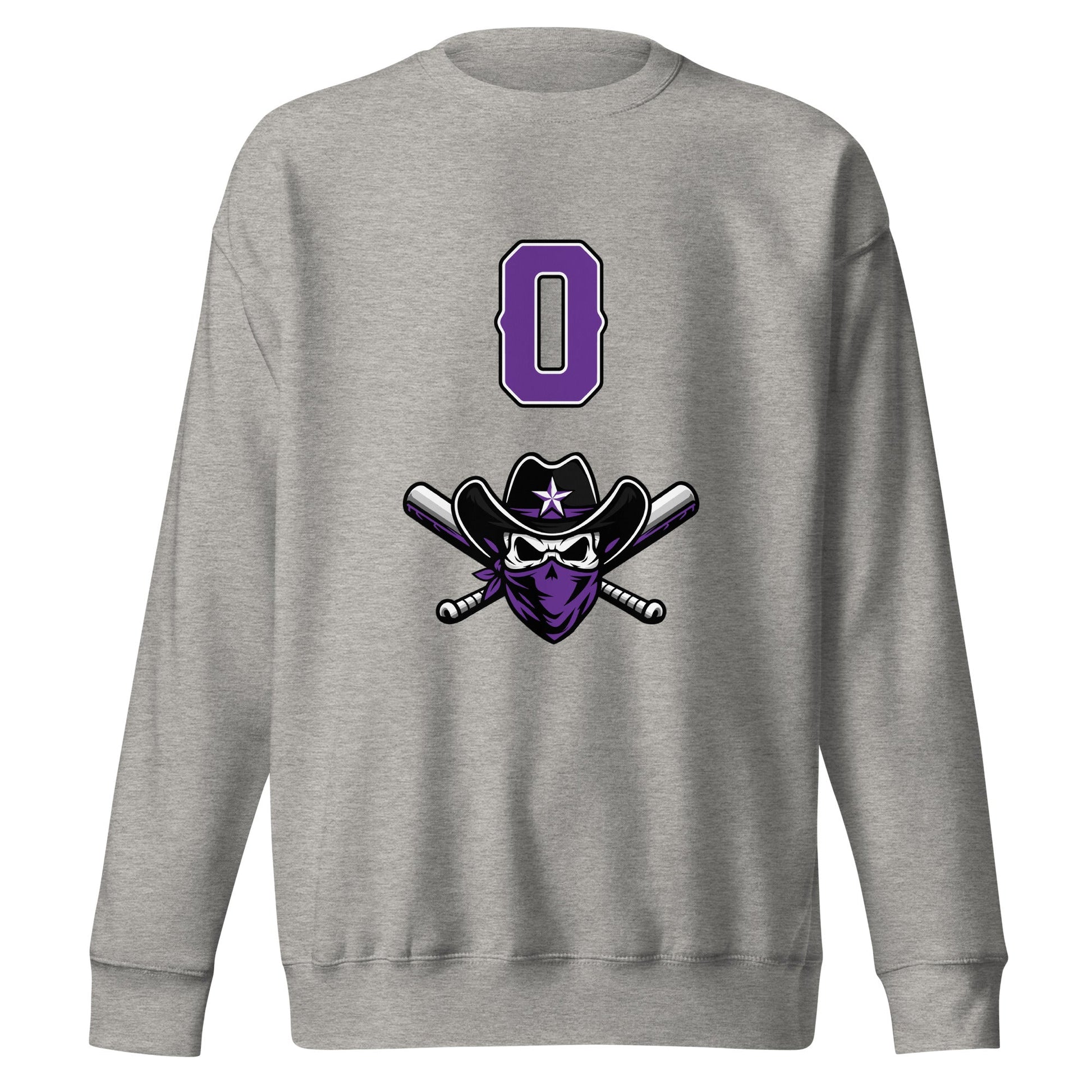 Performance | Crewneck | Carolina Outlaws Baseball | Purple Renegades Logo