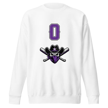 Performance | Crewneck | Carolina Outlaws Baseball | Purple Renegades Logo