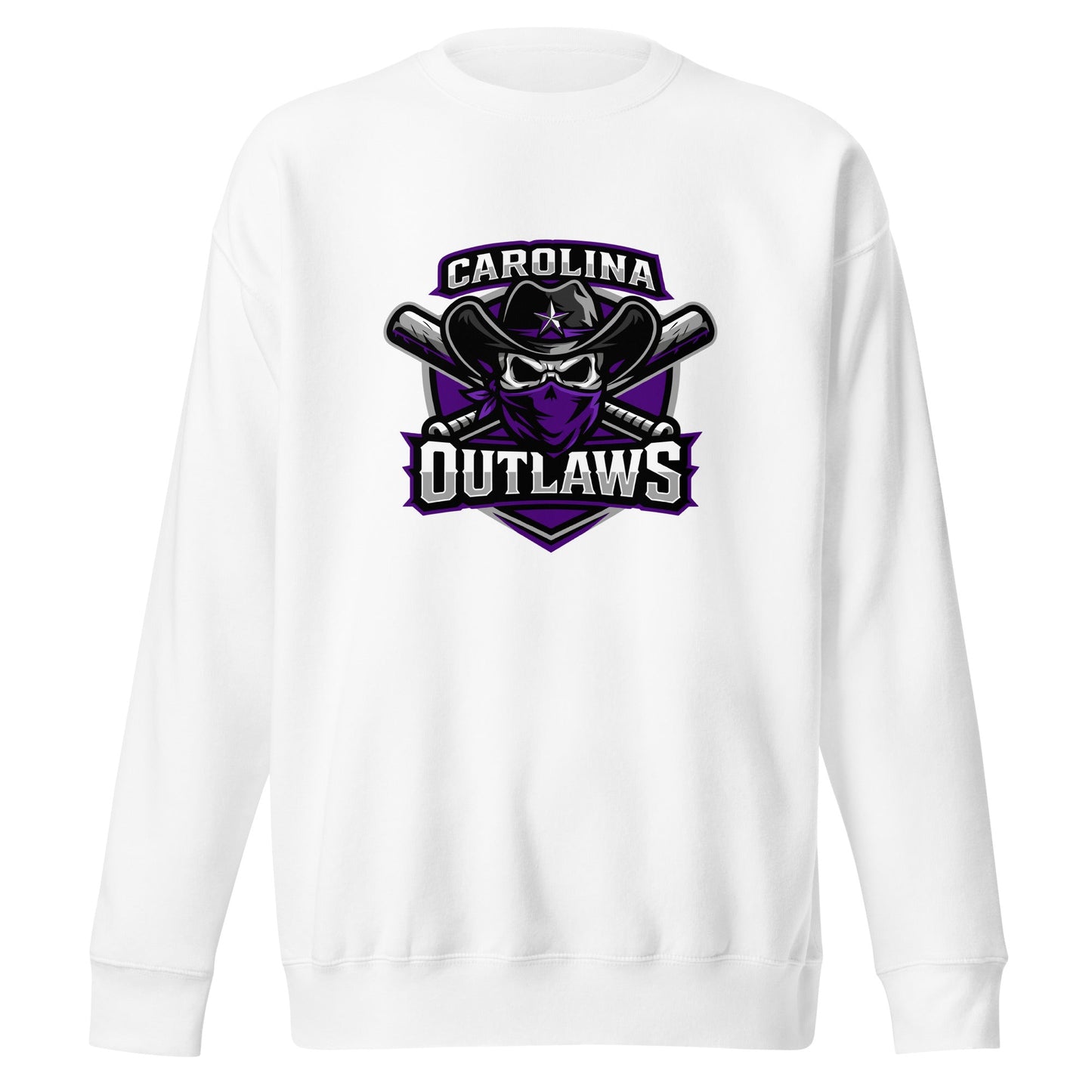 Performance | Crewneck | Carolina Outlaws Baseball | Shield Logo