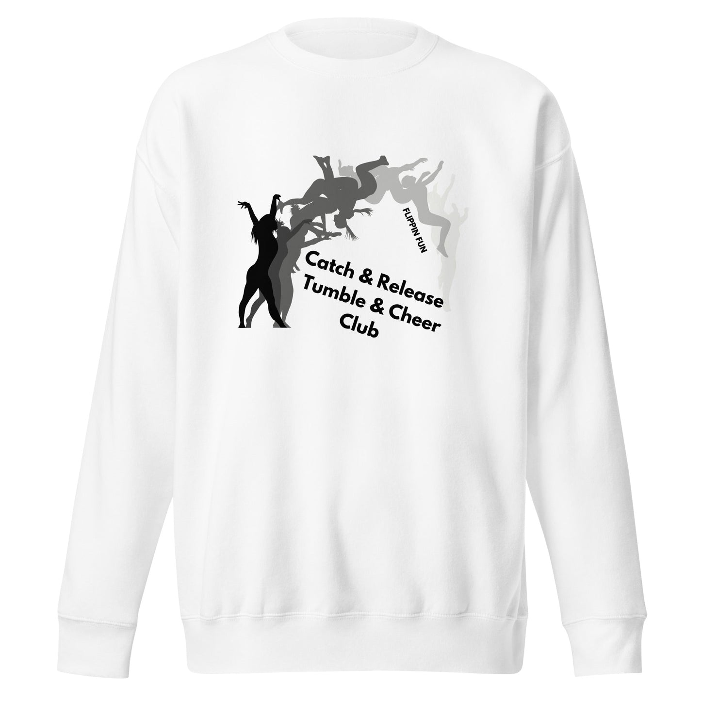 Performance | Crewneck | Catch & Release Tumble & Cheer Club | Tumble Logo