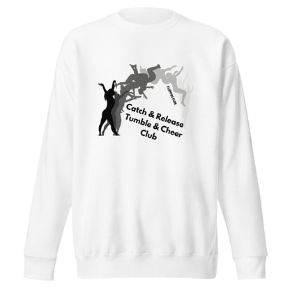 Performance | Crewneck | Catch & Release Tumble & Cheer Club | Tumble Logo