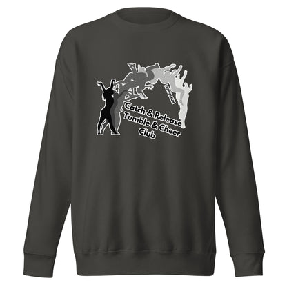 Performance | Crewneck | Catch & Release Tumble & Cheer Club | Tumble Logo