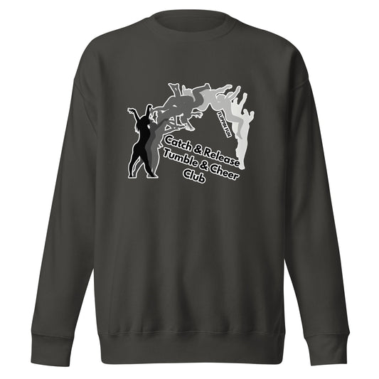 Performance | Crewneck | Catch & Release Tumble & Cheer Club | Tumble Logo