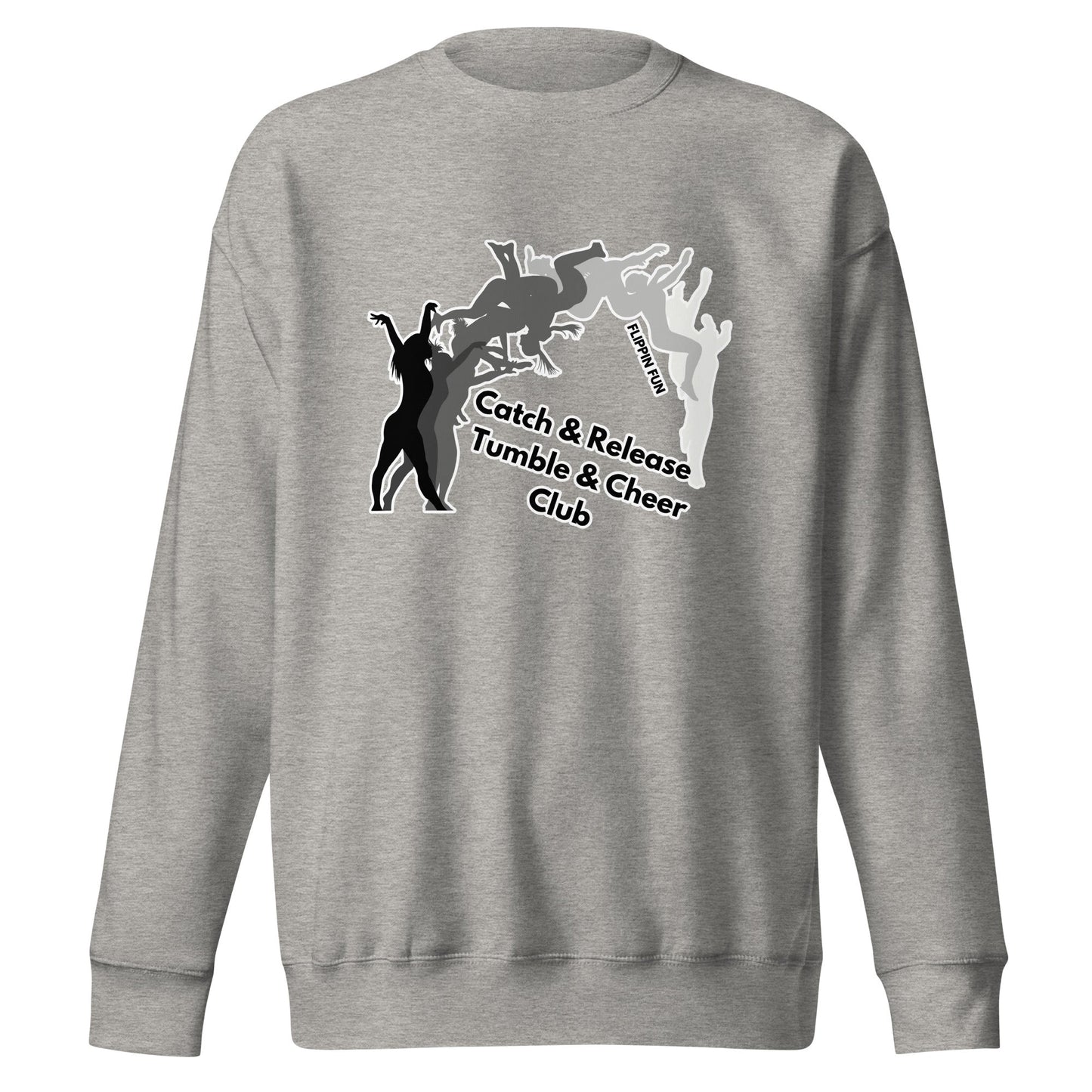 Performance | Crewneck | Catch & Release Tumble & Cheer Club | Tumble Logo