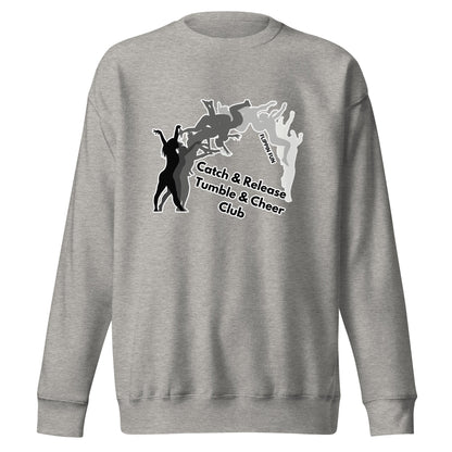 Performance | Crewneck | Catch & Release Tumble & Cheer Club | Tumble Logo
