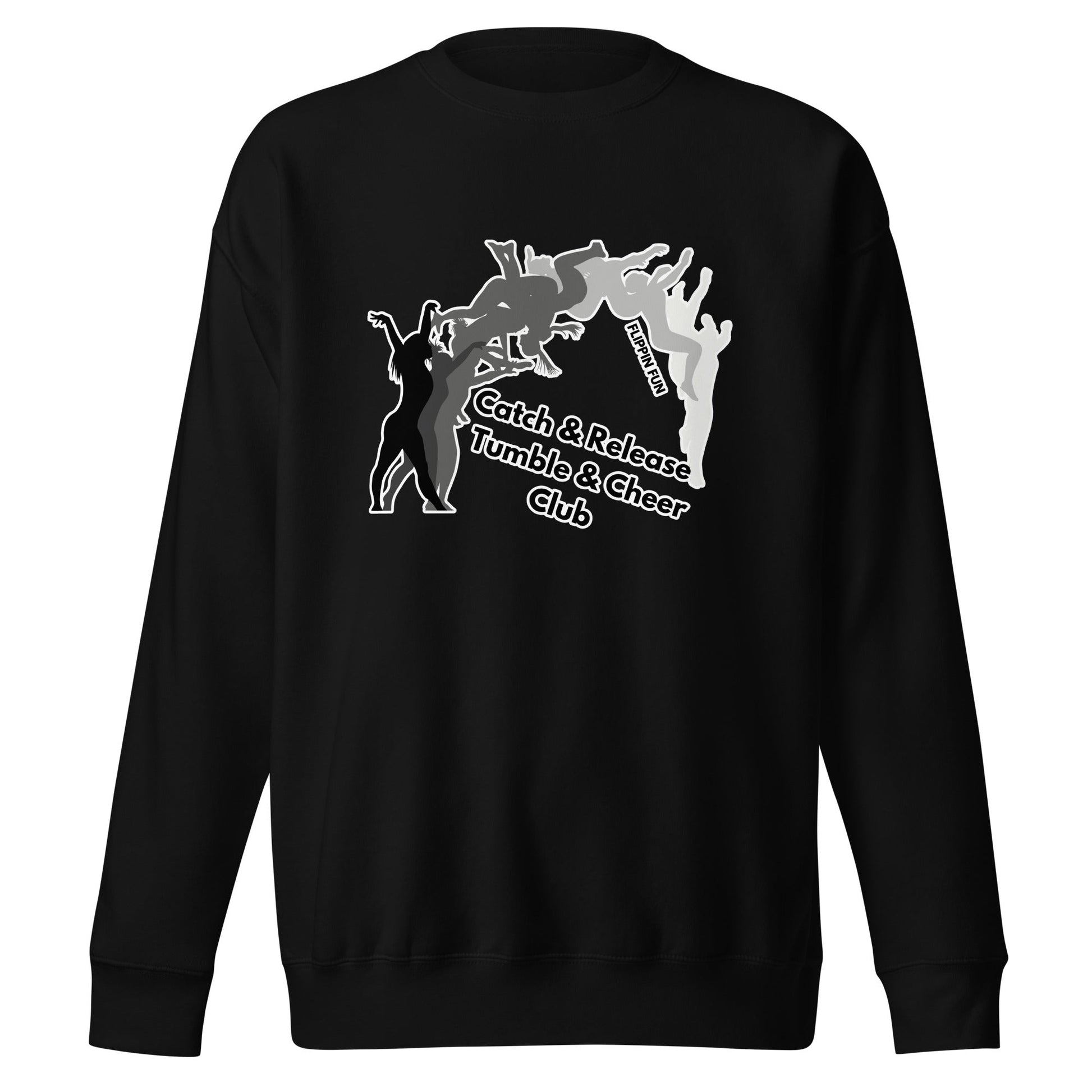 Performance | Crewneck | Catch & Release Tumble & Cheer Club | Tumble Logo