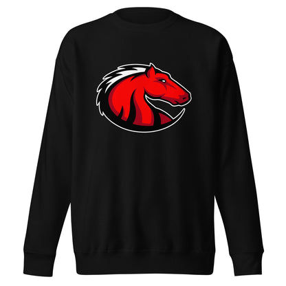 Performance | Crewneck | Central Maine Community College Woman’s Soccer | Crest Logo