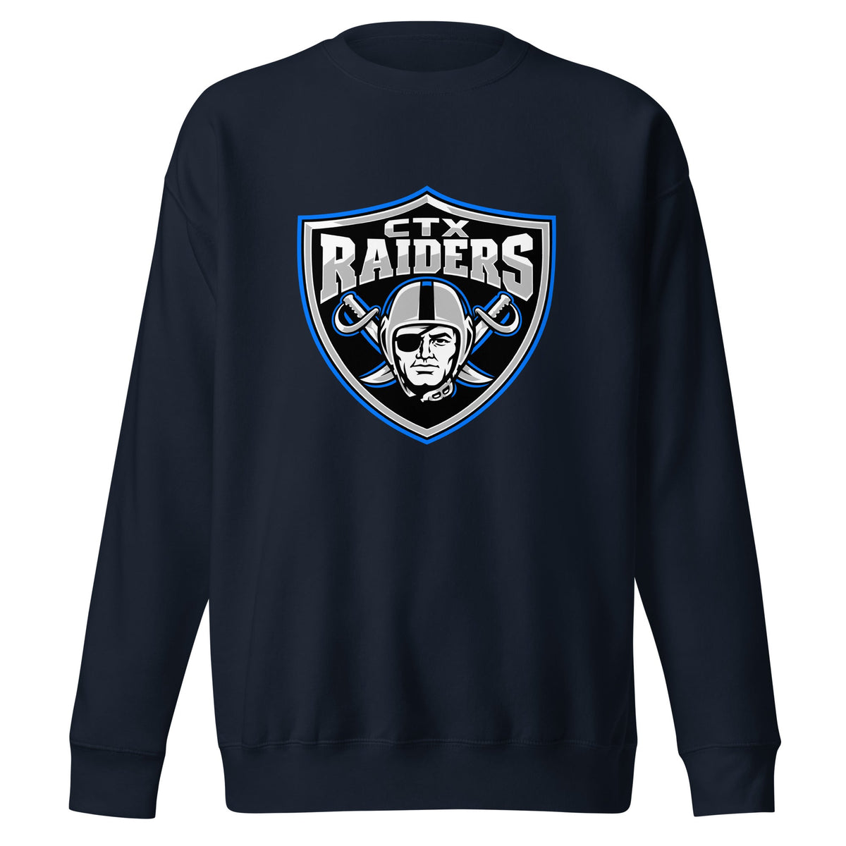 Performance | Crewneck | Central Texas Raiders | Emblem Logo