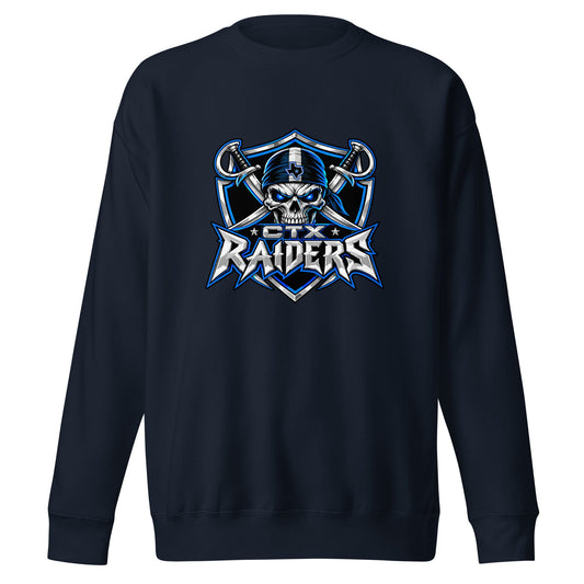 Performance | Crewneck | Central Texas Raiders | Shield Logo
