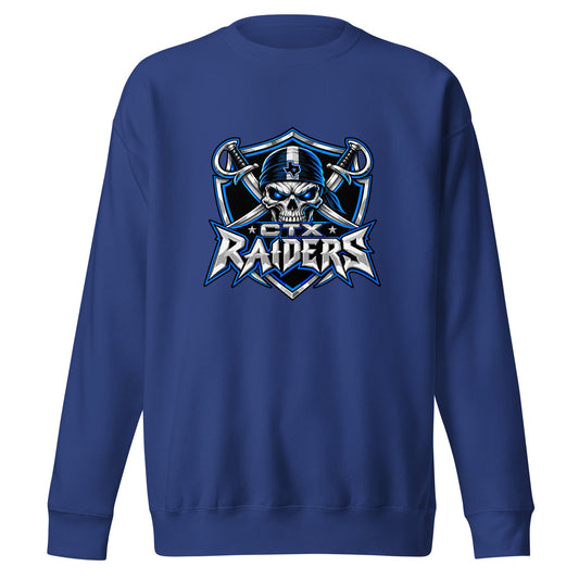 Performance | Crewneck | Central Texas Raiders | Shield Logo