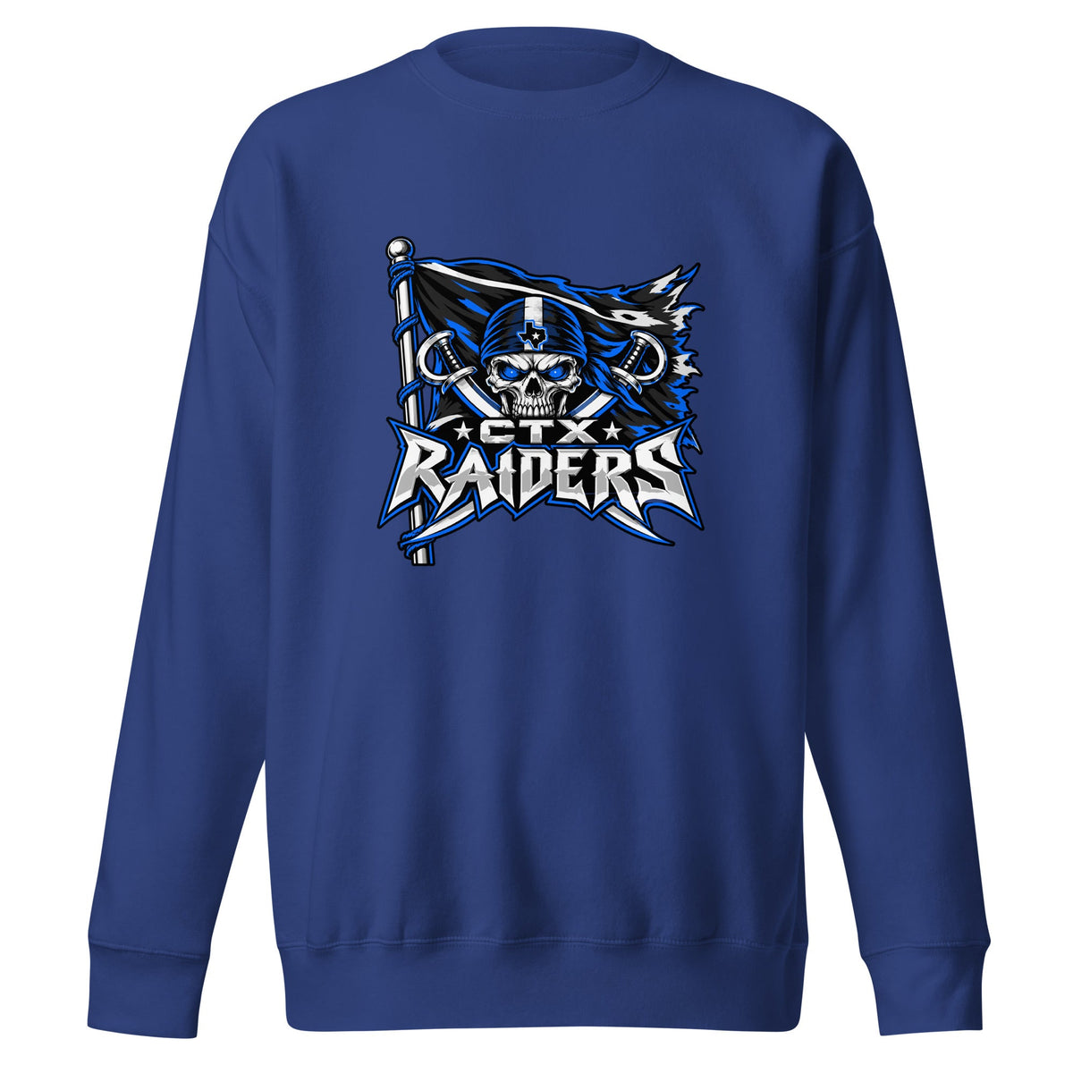 Performance | Crewneck | Central Texas Raiders | Vanguard Logo