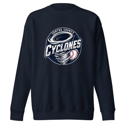 Performance | Crewneck | Centre County Cyclones | Badge Logo
