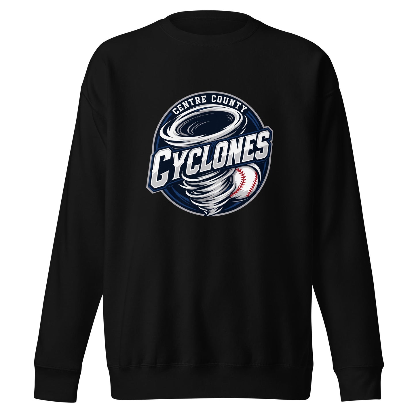 Performance | Crewneck | Centre County Cyclones | Badge Logo