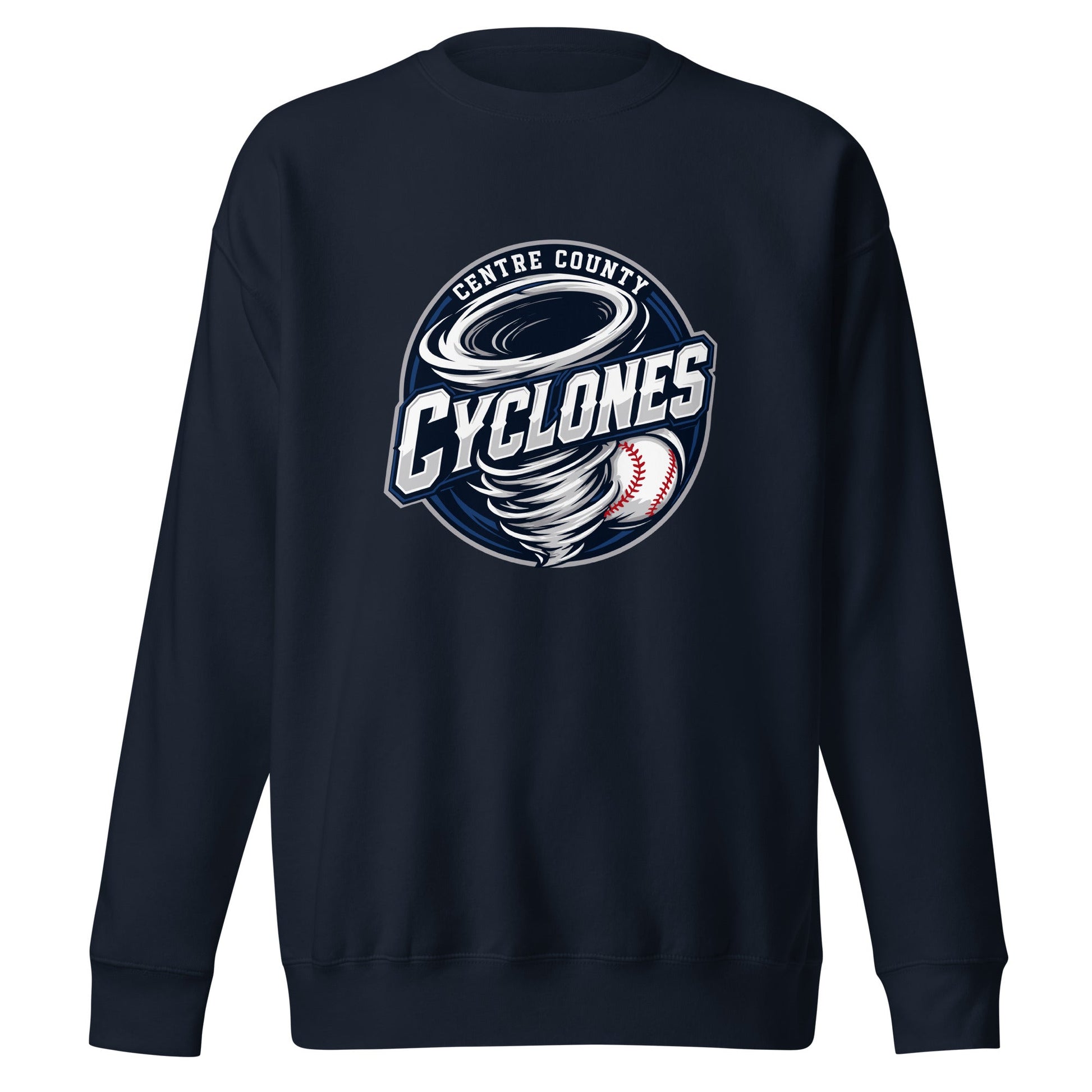 Performance | Crewneck | Centre County Cyclones | Badge Logo