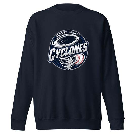 Performance | Crewneck | Centre County Cyclones | Badge Logo