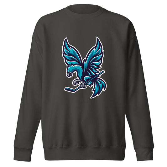 Performance | Crewneck | Charlotte Rise | Mascot Logo