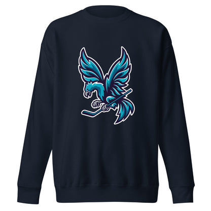 Performance | Crewneck | Charlotte Rise | Mascot Logo