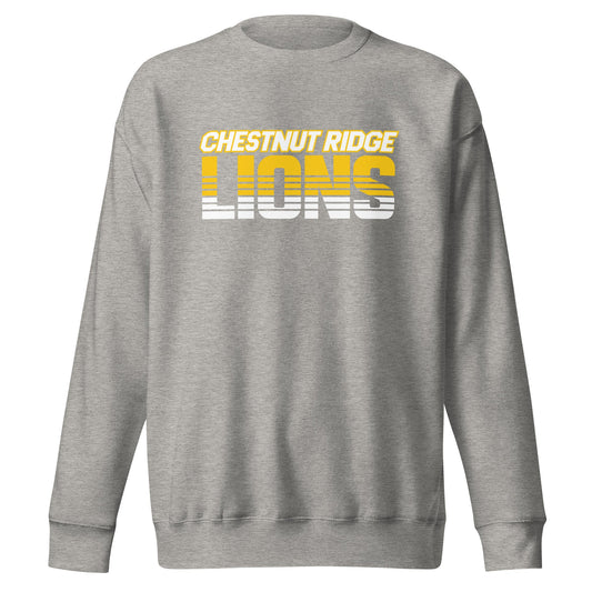 Performance | Crewneck | Chestnut Ridge Lions Football | Script Logo