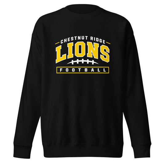 Performance | Crewneck | Chestnut Ridge Lions Football | Valor Logo