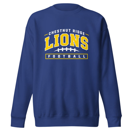 Performance | Crewneck | Chestnut Ridge Lions Football | Valor Logo