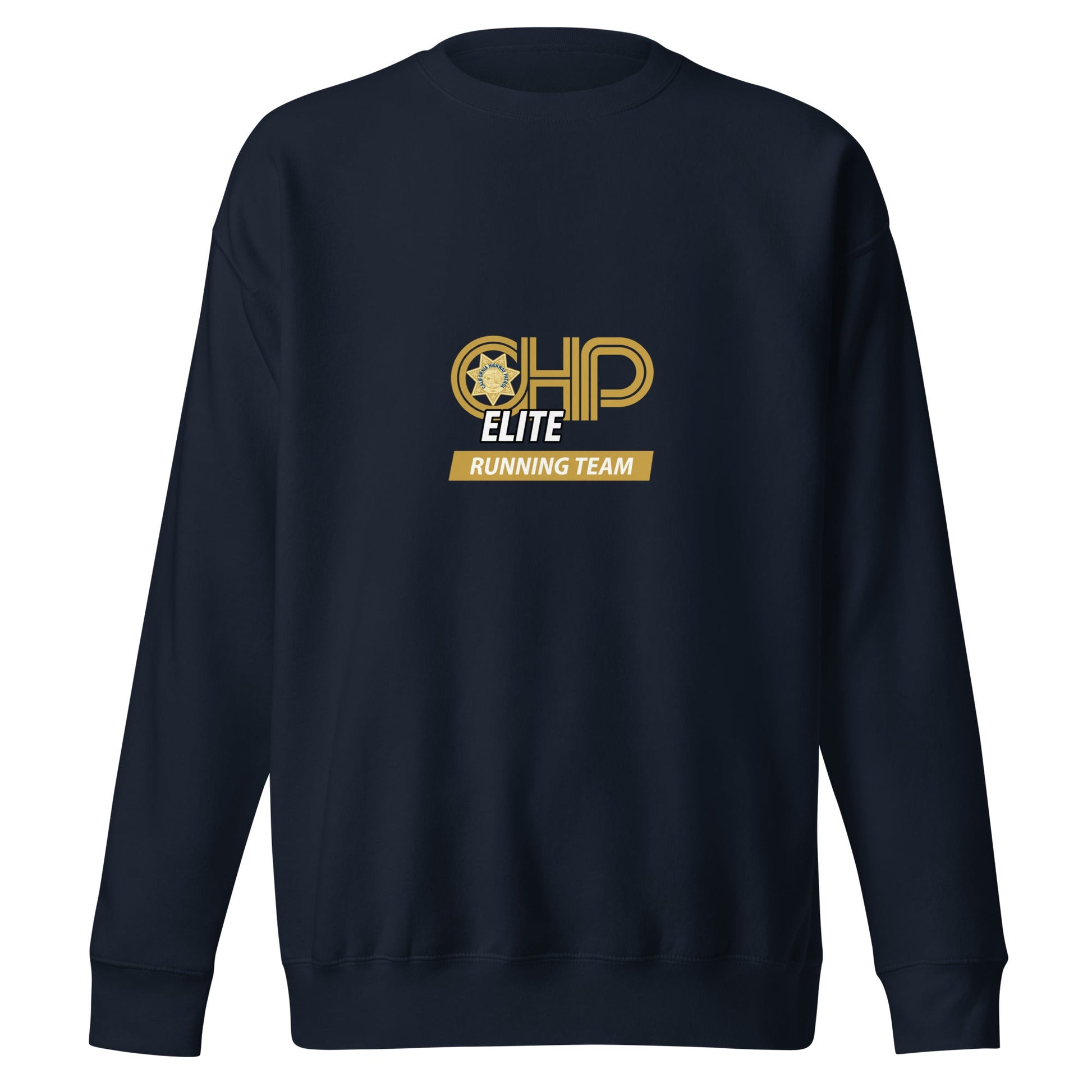 Performance | Crewneck | CHP Elite Running Team | Runner Crest Logo