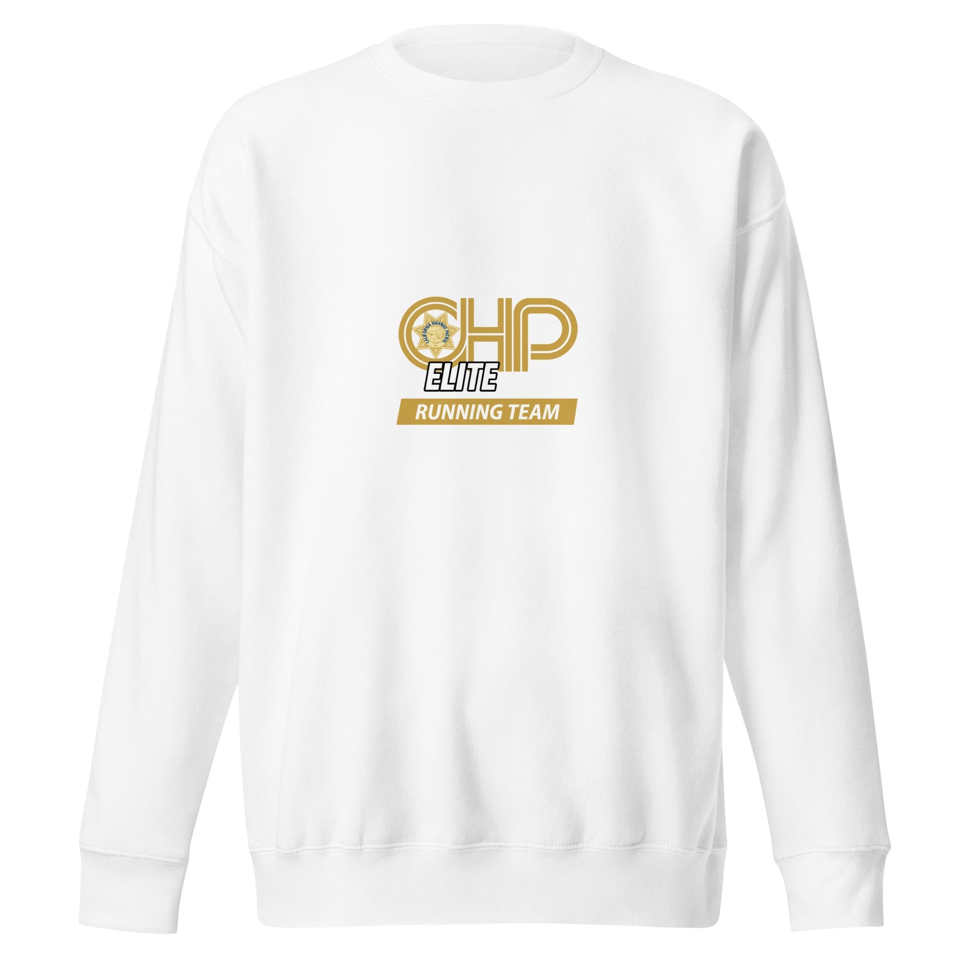 Performance | Crewneck | CHP Elite Running Team | Runner Crest Logo