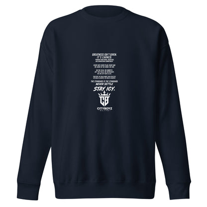 Performance | Crewneck | City Boyz Elite | Legacy Builder Mark Logo