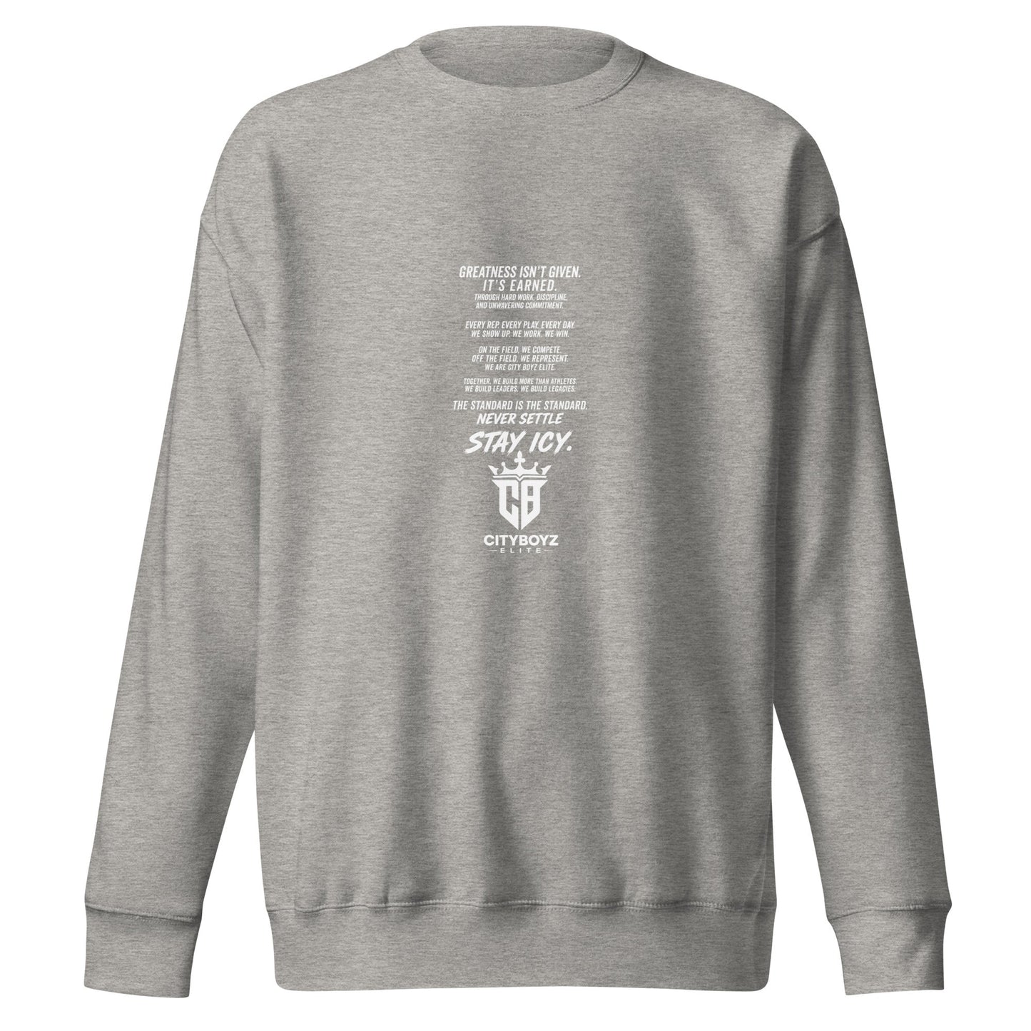 Performance | Crewneck | City Boyz Elite | Legacy Builder Mark Logo