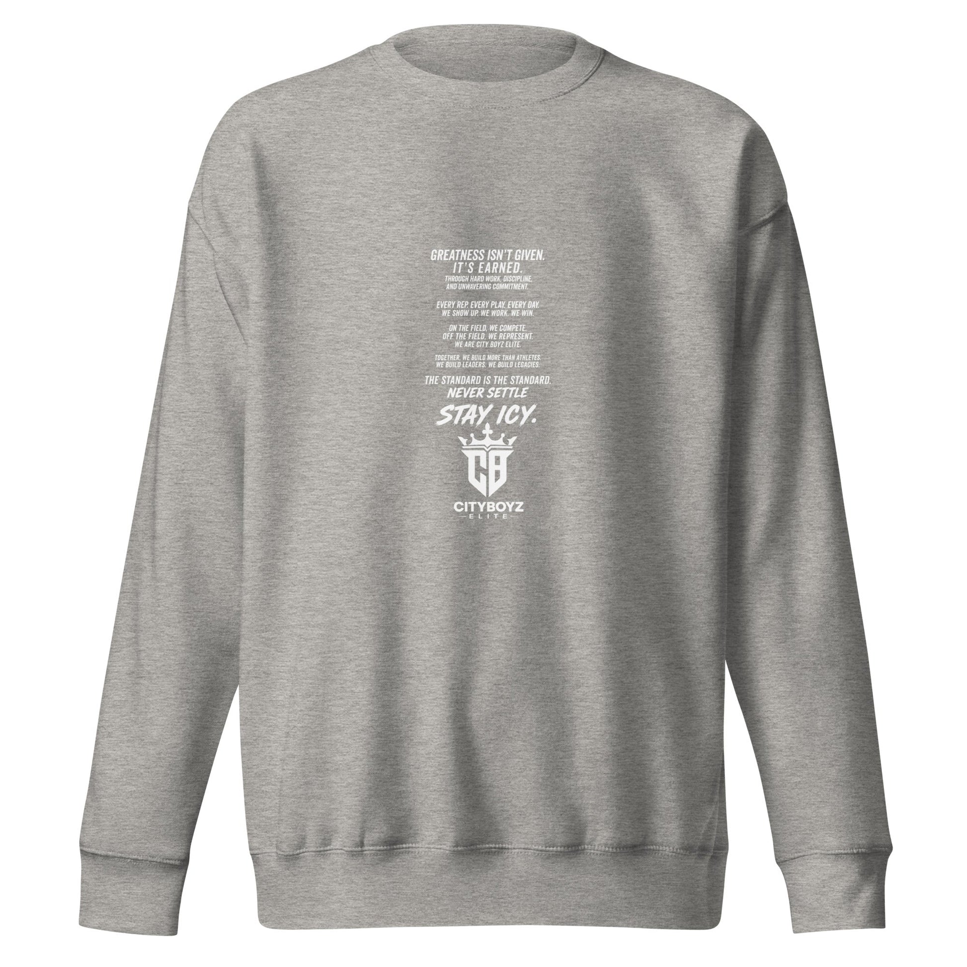 Performance | Crewneck | City Boyz Elite | Legacy Builder Mark Logo