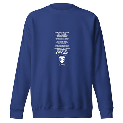 Performance | Crewneck | City Boyz Elite | Legacy Builder Mark Logo