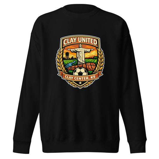 Performance | Crewneck | Clay United | Crest Logo