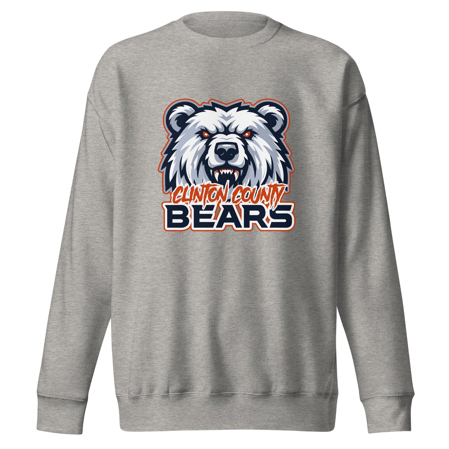 Performance | Crewneck | CLINTON COUNTY BEARS | Bears Mascot Logo