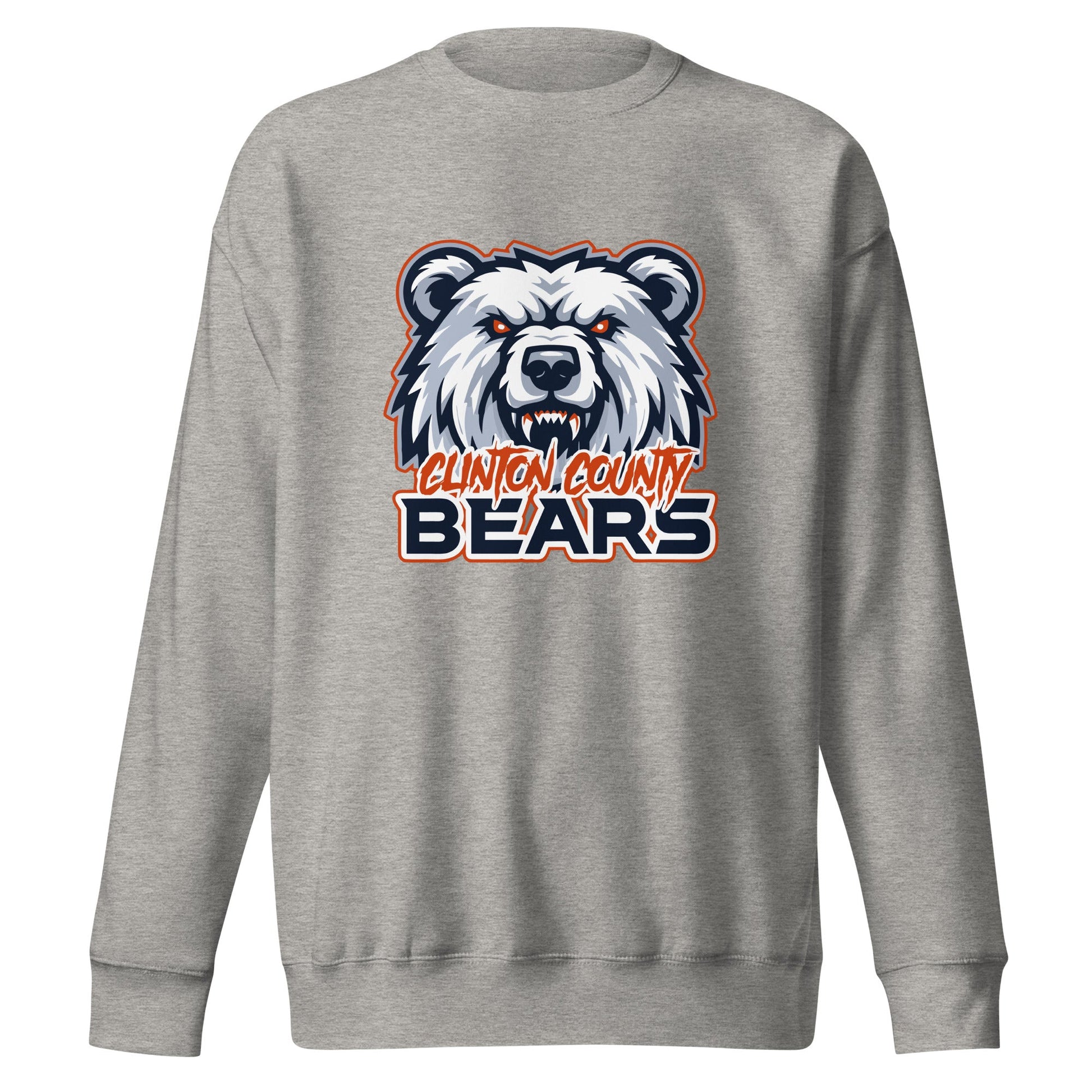 Performance | Crewneck | CLINTON COUNTY BEARS | Bears Mascot Logo