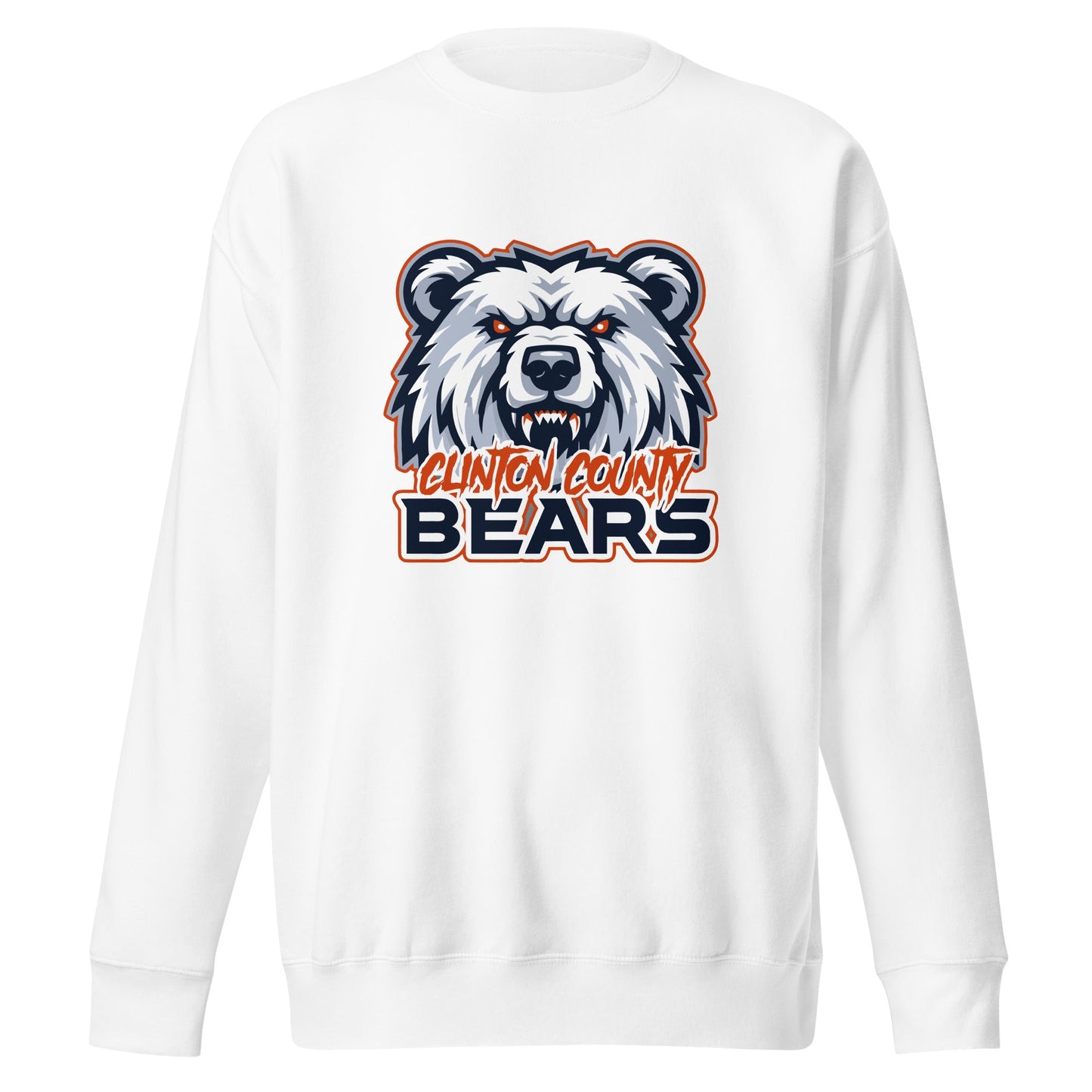 Performance | Crewneck | CLINTON COUNTY BEARS | Bears Mascot Logo