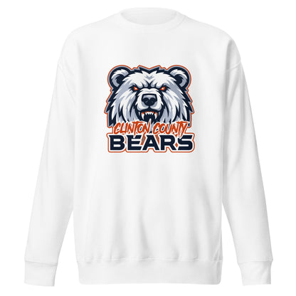 Performance | Crewneck | CLINTON COUNTY BEARS | Bears Mascot Logo