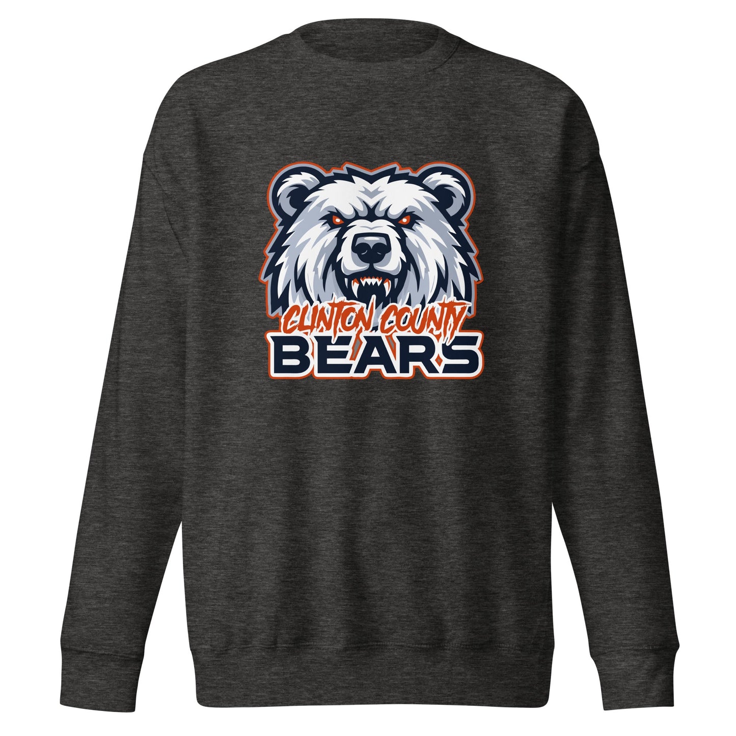 Performance | Crewneck | CLINTON COUNTY BEARS | Bears Mascot Logo