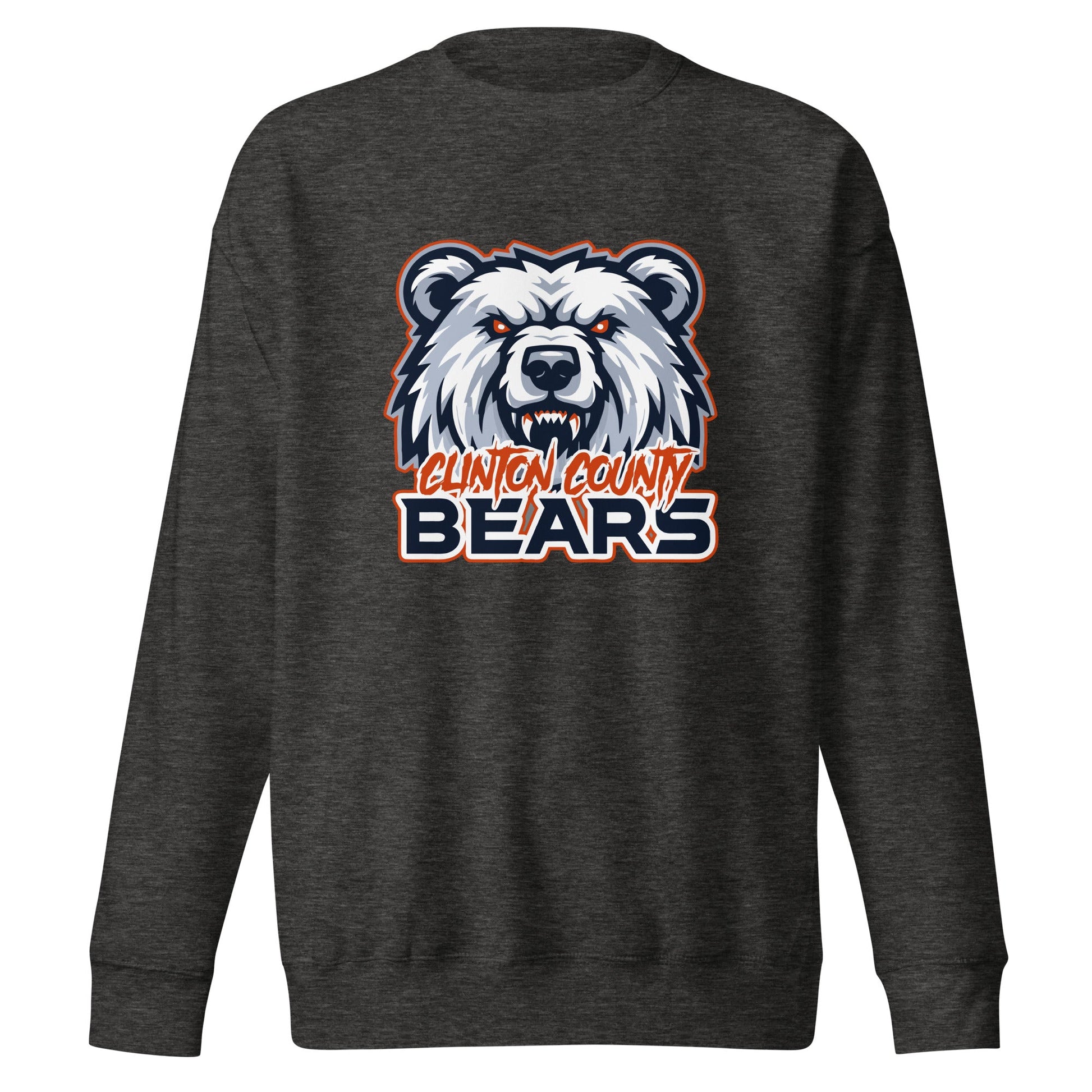 Performance | Crewneck | CLINTON COUNTY BEARS | Bears Mascot Logo