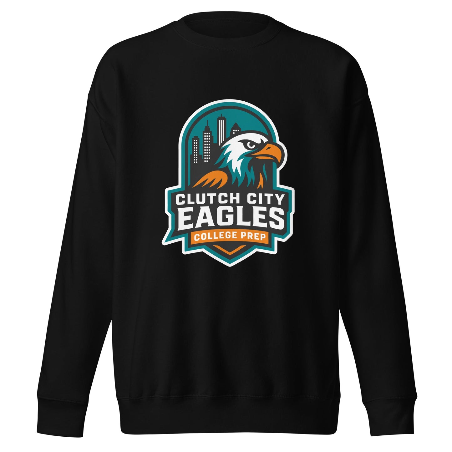 Performance | Crewneck | Clutch City College Prep | Shield Logo