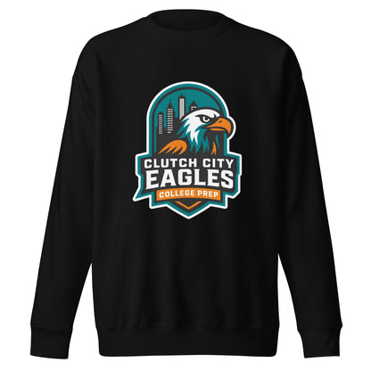 Performance | Crewneck | Clutch City College Prep | Shield Logo