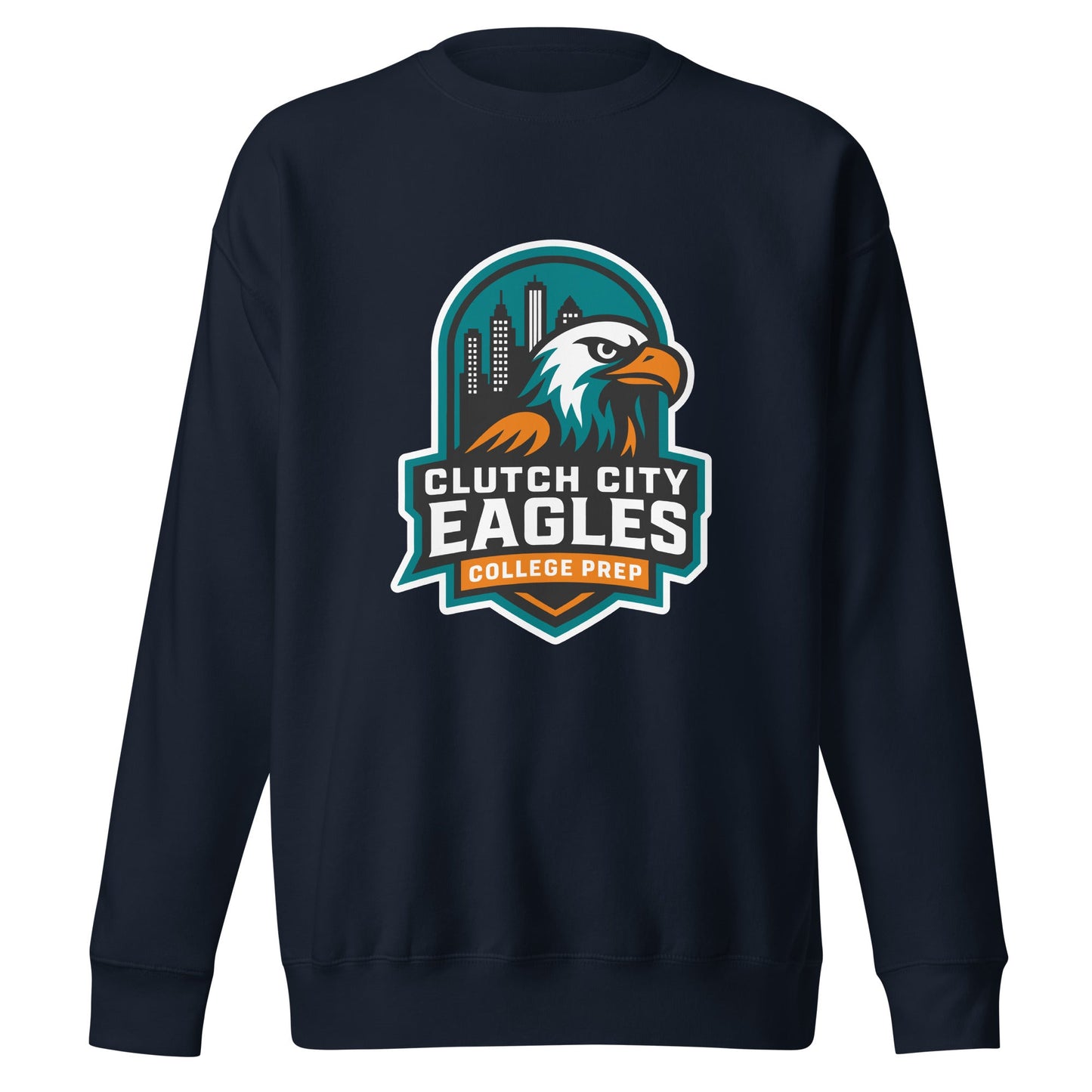 Performance | Crewneck | Clutch City College Prep | Shield Logo