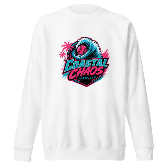 Performance | Crewneck | Coastal Chaos Fastpitch | Emblem Logo