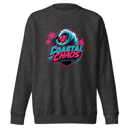 Performance | Crewneck | Coastal Chaos Fastpitch | Emblem Logo