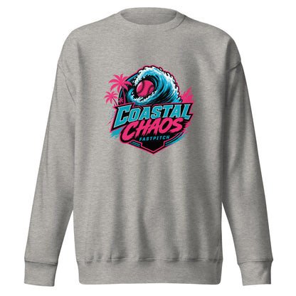 Performance | Crewneck | Coastal Chaos Fastpitch | Emblem Logo