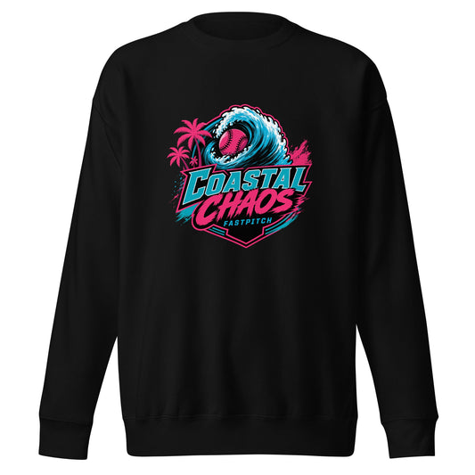 Performance | Crewneck | Coastal Chaos Fastpitch | Emblem Logo