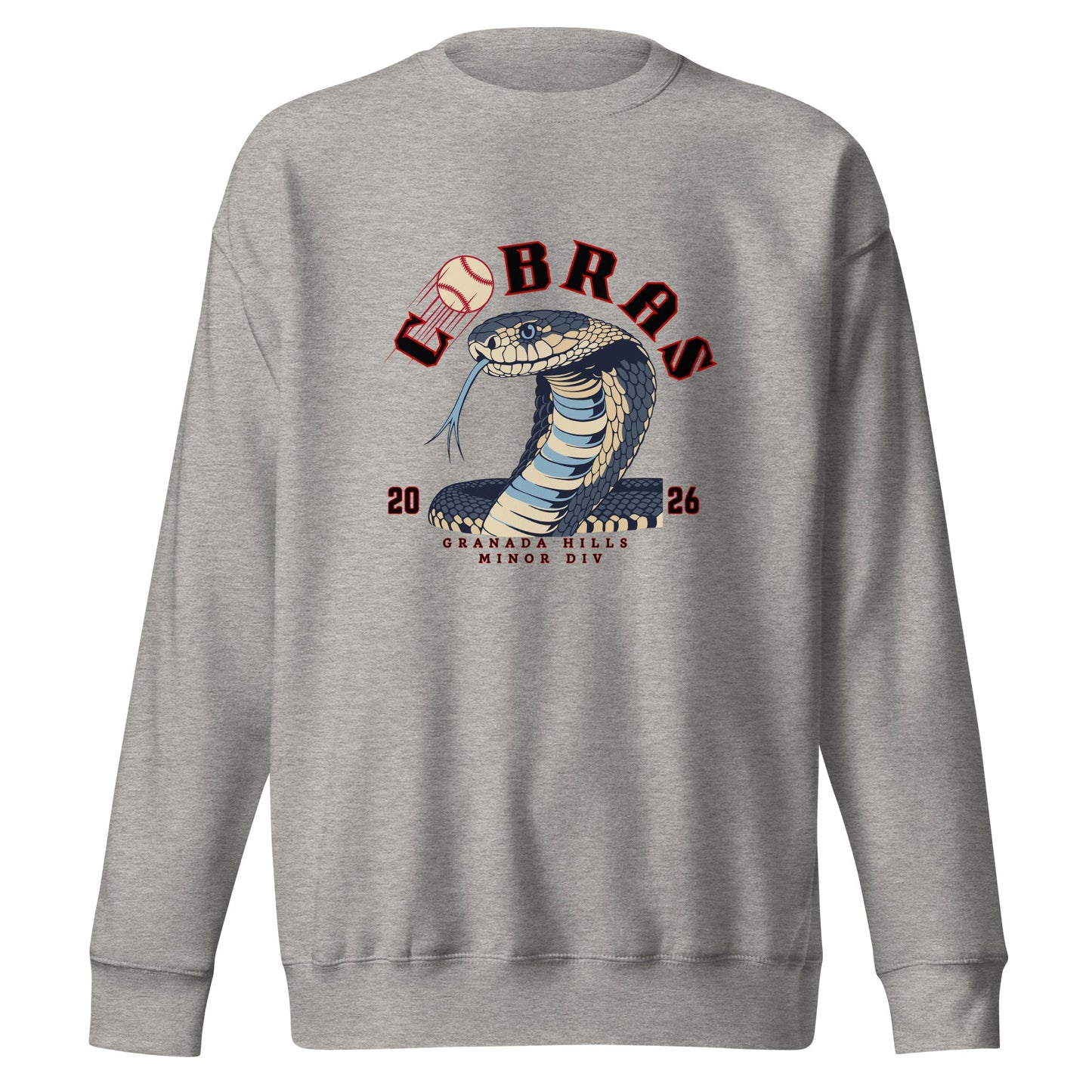 Performance | Crewneck | Cobras '26 | Minor Div Logo