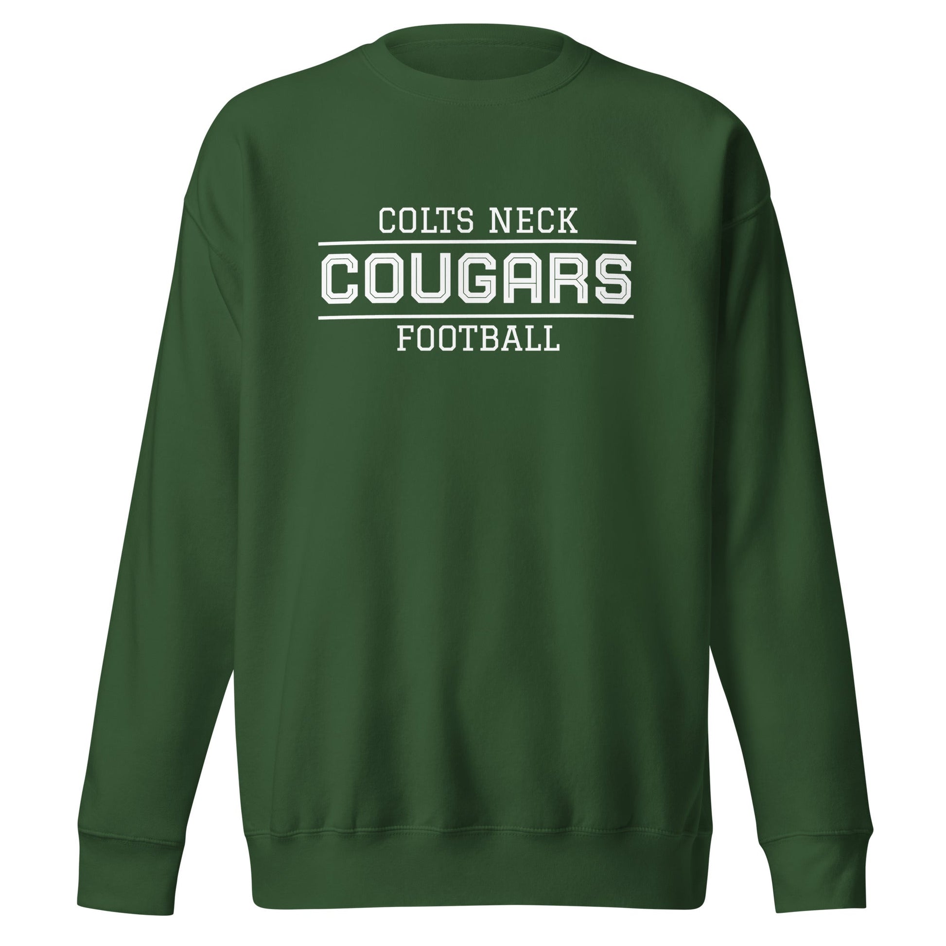 Performance | Crewneck | Colts Neck Cougars | Youth Tackle Football (AYF) | Script Logo